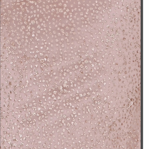 Hello Molly dusty rose sparkle dress - Picture 3 of 5